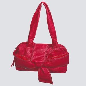 Marc Ecko Vintage Pink Bow Shoulder Bag